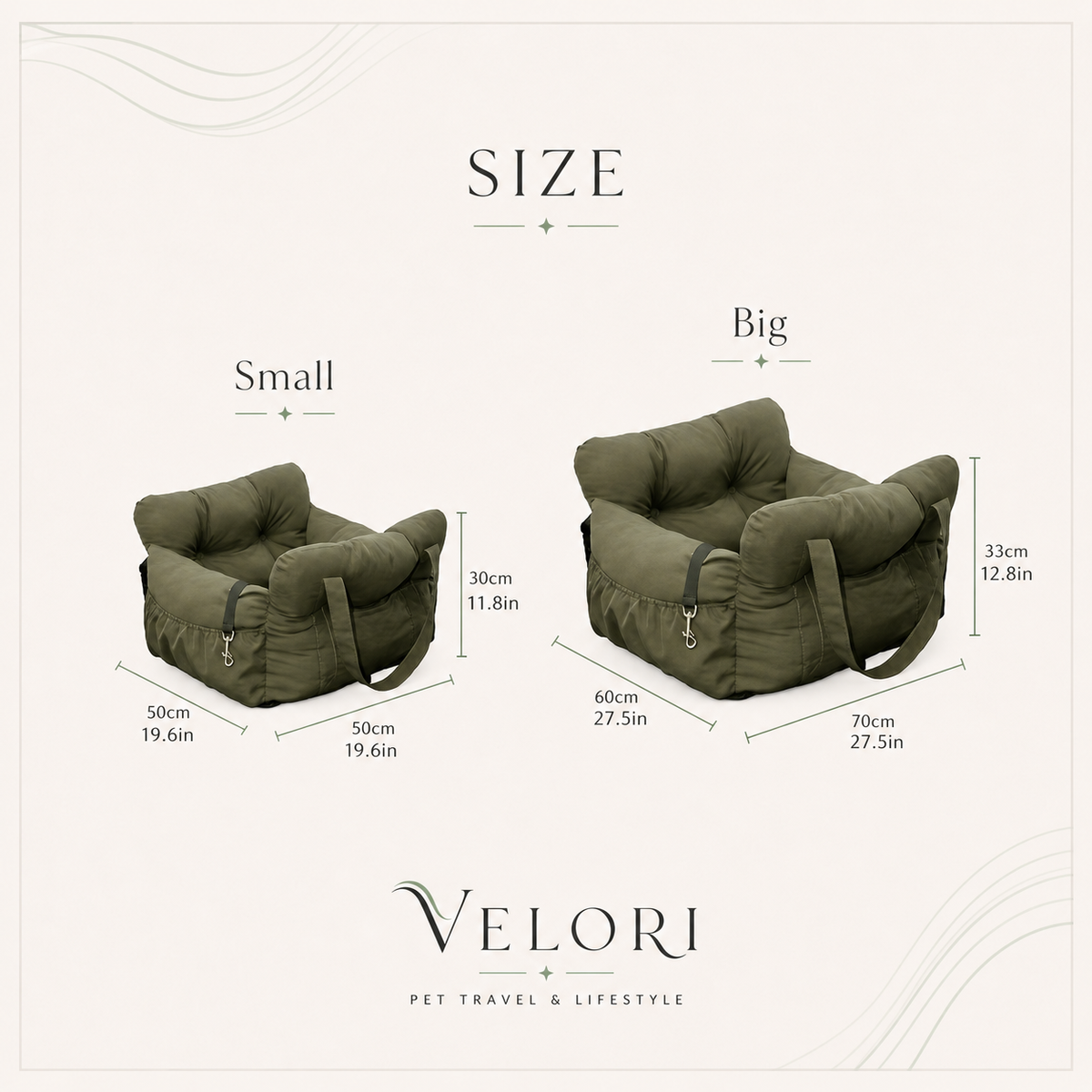 VELORI Journey Car Seat Bed