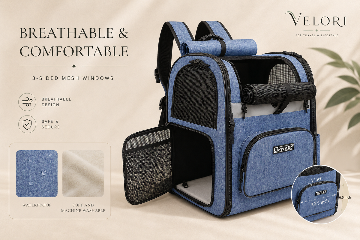 VELORI Explorer Pet Travel Backpack