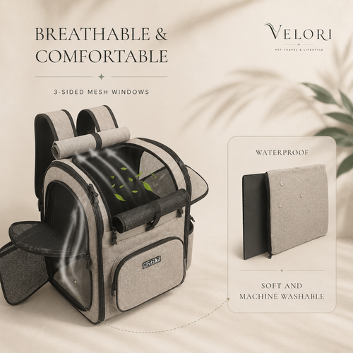 VELORI Explorer Pet Travel Backpack