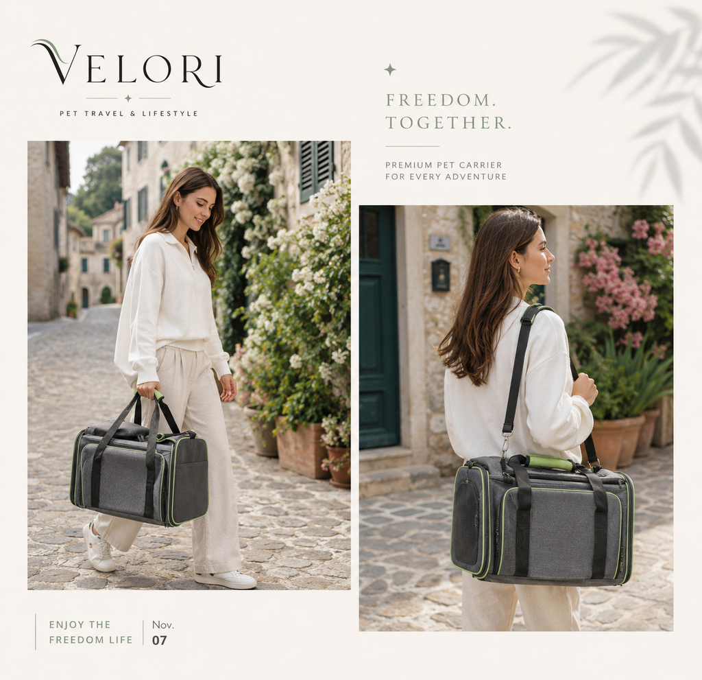 VELORI Nomad Expandable Pet Carrier