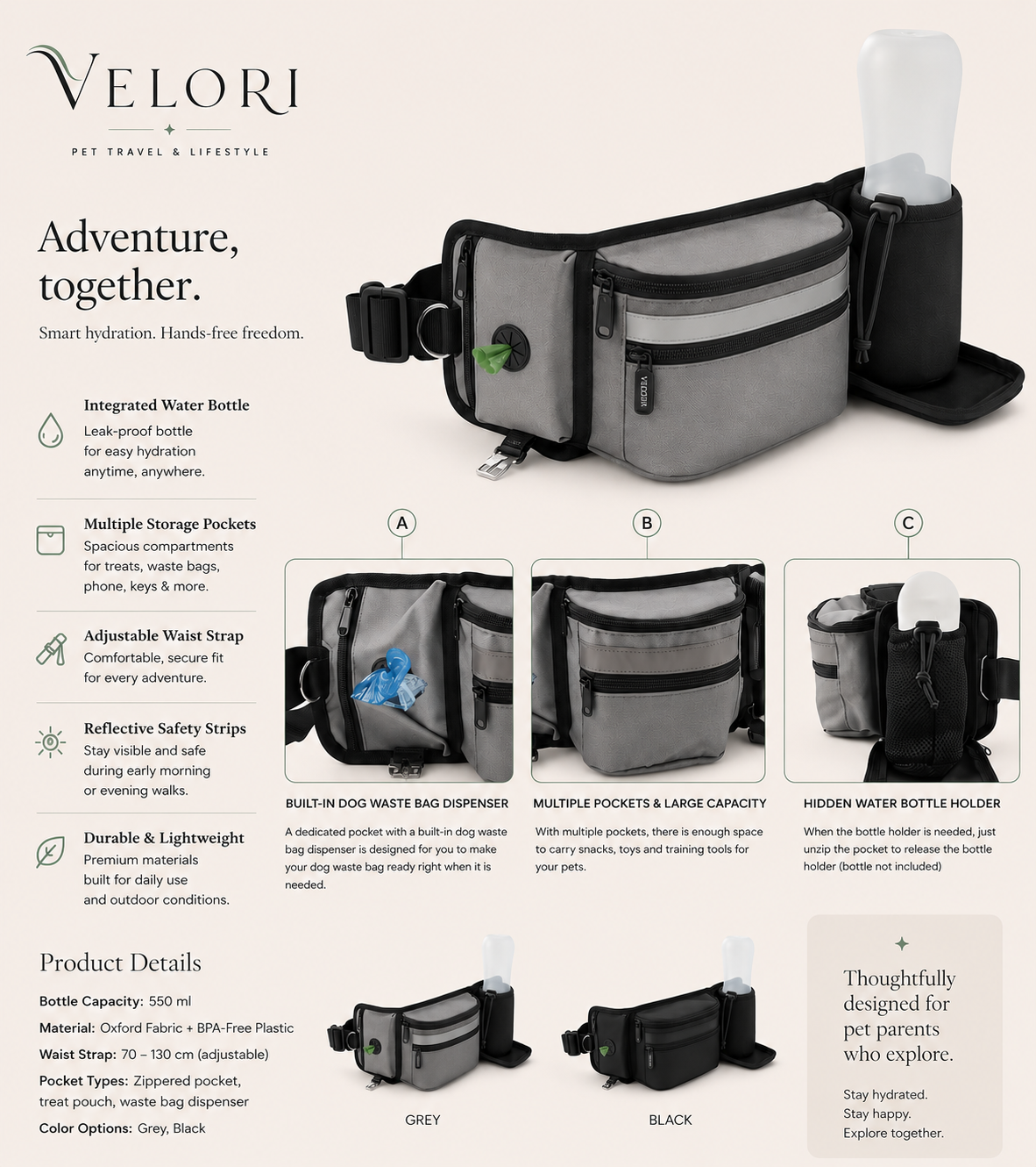 VELORI Trail Treat Bag